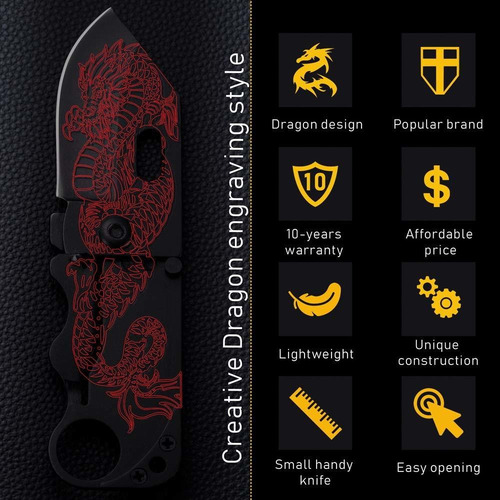 Gran Vía Cuchillo De Bolsillo Pequeño - Monedero Plegable Cu