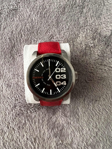 Reloj Diésel Correas Piel Rojo (Usado)
