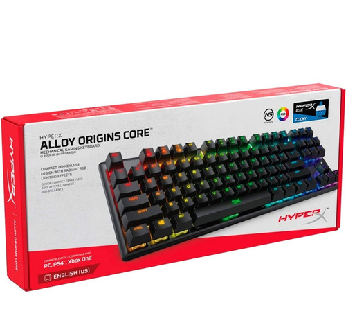 Teclado Gamer Hyperx Alloy Origins Core Tkl Usb-c Clicky