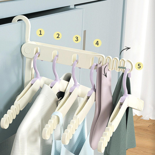 2 Percha Plegable Para Ropa, Estante Para Colgar En La