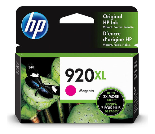 Cartucho De Tinta Hp 920xl Magenta Original Cd973al