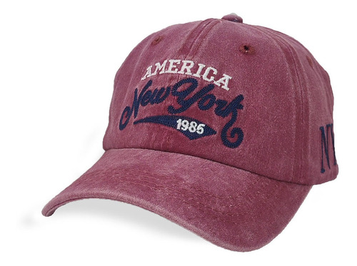 Gorra Niñas Nenas Vintage Visera Algodón America New York