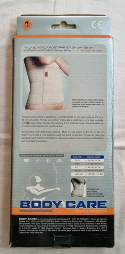 Faja Lumbar Y Postnatal. Casi Sin Uso, En Su Caja! L (Usado)