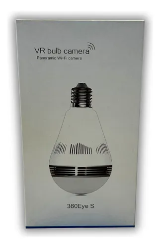 Cámara De Seguridad Lampara Led Smart Camara 360º Wifi 3wts