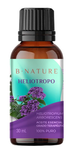 Aceite Esencial De Heliotropo 30 Ml 100% Puro Bnature