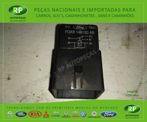 Rele Módulo Injeção Ford Ranger Foab-14b193-ab