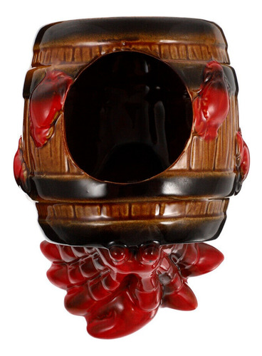 Vaso Coctel Bar Barril Cocktail Cangrejo Tragos 540 Ml