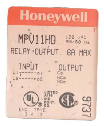 Sensor Fotoeléctrico Honeywell Mpv11hd 110v 6a (Usado)