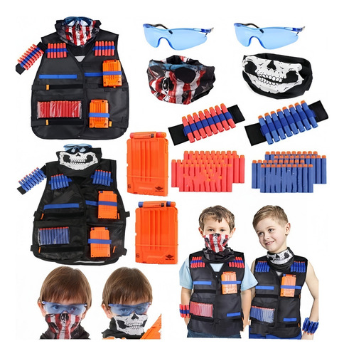 .s Kit De Chaleco Táctico Para Juegos Al Aire Libre Para
