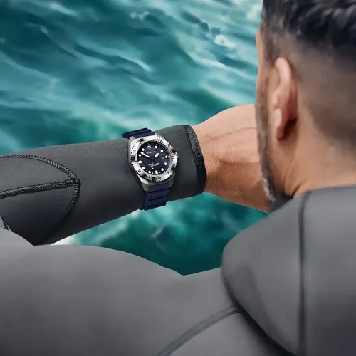 Relógio Dive Pro, pulseira de borracha azul, Victorinox