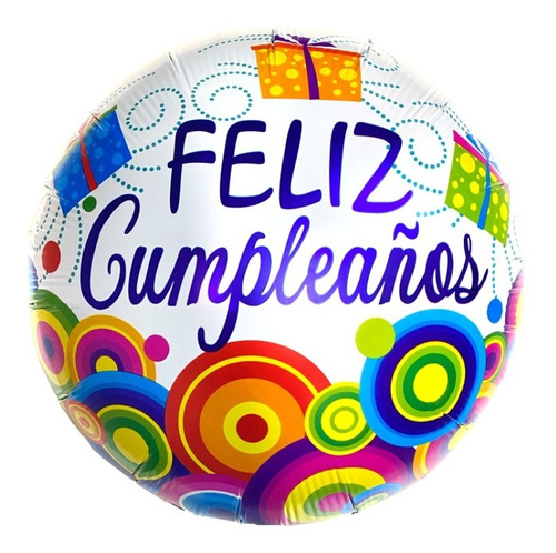 Globo Feliz Cumple 18´´ - Pack X 10 Un (ml633353)