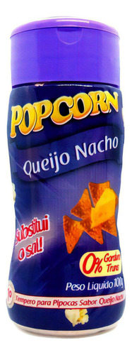 Combo 3 Temperos Pipoca Popcorn Sabores Bacon, Queijo Nacho