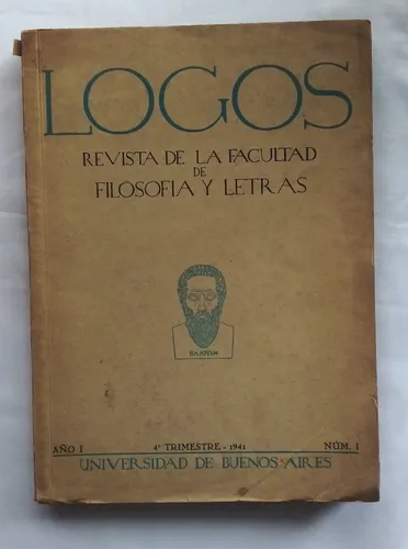 Logos / Revista De Fac. De Filosofía Y Letras / Uba (1941) (Usado)