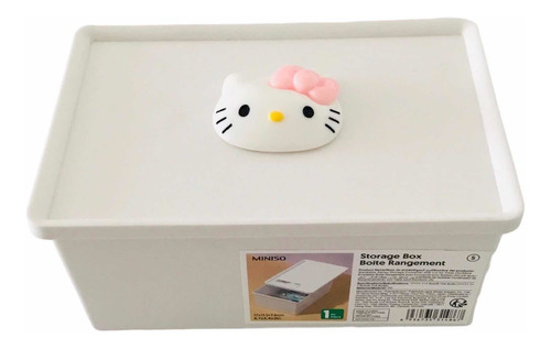 Caja Organizadora Escritorio Hello Kitty 17 X 11,1 X 7,6 Cms