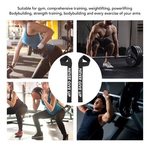 Muñequeras Lifting Straps Correa Para Levantamientos Pesas