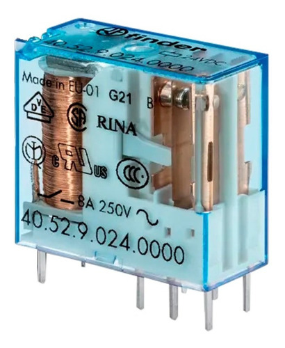 Mini Relé Para Circuito Impreso 230 Vac Finder Electro Palac