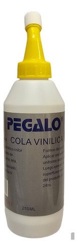 Cola Vinilica Pegalo Con Pico Aplicador 250cc Color Blanco