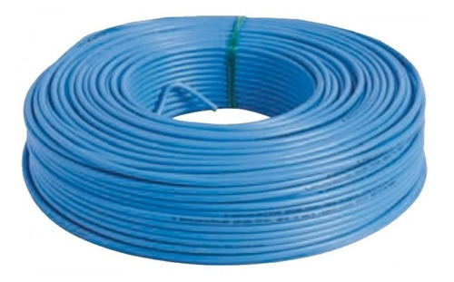 Cable Thw Número 2 100m Azul Pvc 90° 