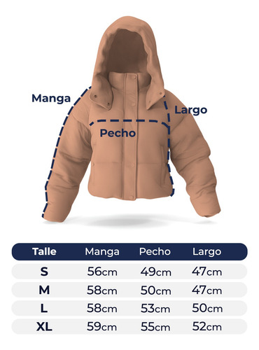 Campera Puffer Reversible Importada Abrigo De Invierno