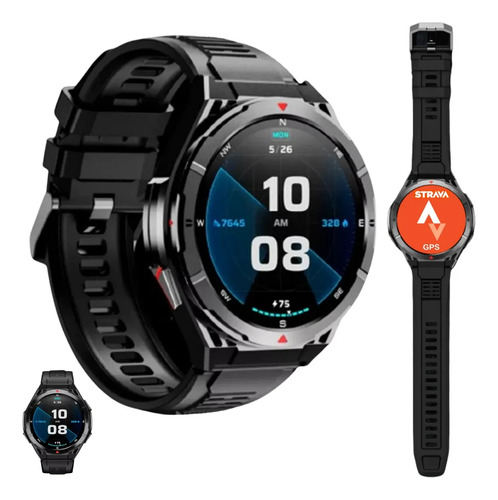 Smartwatch X2 Atlas Com Gps No Brasil Preto