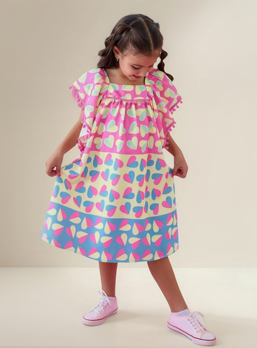 Vestido Infantil Fresquinho Com Estilo E Qualidade Garantida