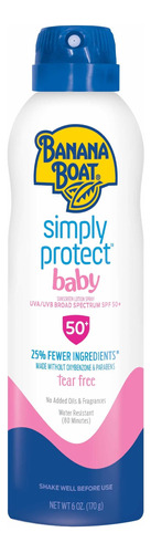 Protetor Solar Infantil Banana Boat Baby Spf 50 Spray 170g