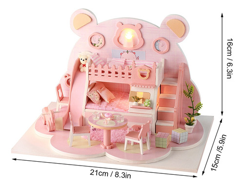 Casa De Muñecas Diy Juguete Para Niñas