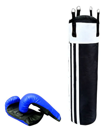 Kit De Boxeo Bolsa 90cm + Guantin Entrenamiento Reforzada C