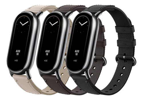 3 Correas Para Piel De Nylon Para Xiaomi Mi Band 8