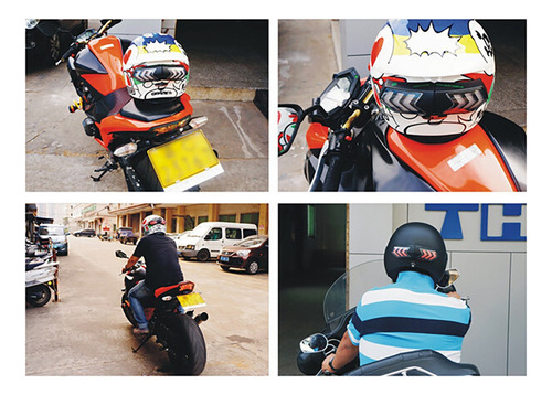 M Casco Inalámbrico Negro Con Luz Led De Seguridad Para