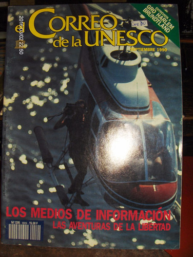 Revista Correo Unesco Medios Comunicación Libertad Set/1990