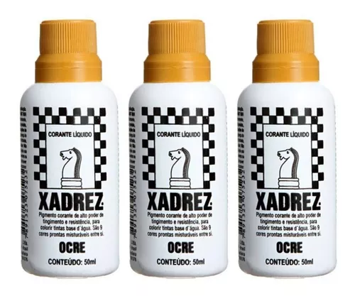 CORANTE LÍQUIDO XADREZ 50ML AMARELO - RJ Vandal Graffiti Shop