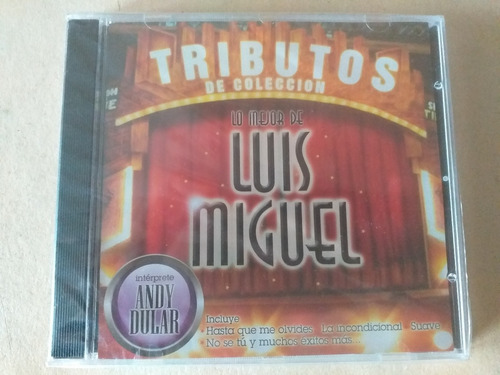 Cd Tributos De Coleccion - Luis Miguel (andy Dular)