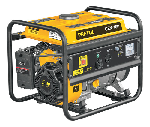 Generador Portátil 1 Kw Motor A Gasolina, Pretul 26033