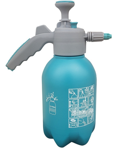 Imagen 8 de 10 de Pulverizador 2 Litros Manual Fumigador Rociador Con Valvula