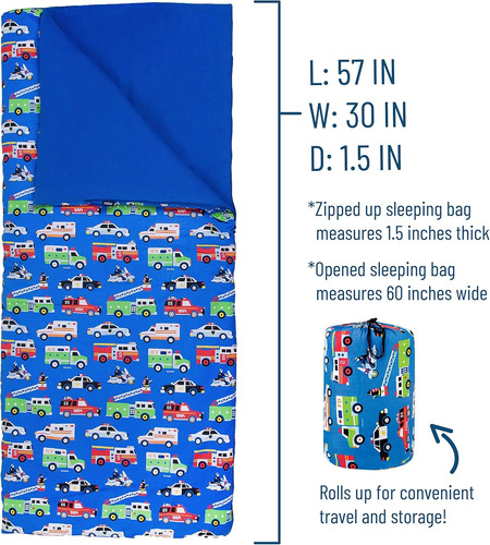 Saco De Dormir Infantil Wildkin Para Niños Y Niñas, Mide ...