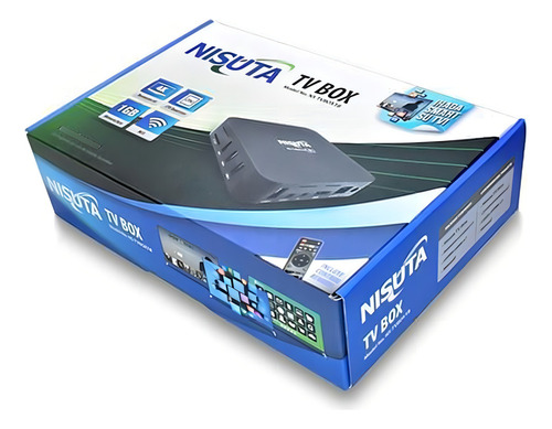 Nisuta Tv Box Ns-tvbox18 Smart Tv 4k Color Negro Tipo De Control Remoto Estándar