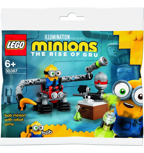 Lego Minions Bob Minion Con Kit De Construcción De Brazos Ro