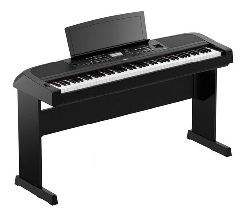 Piano Digital 88 Teclas Pesadas Yamaha Dgx670 B Con Mueble