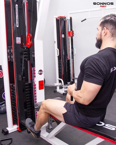 Dorsalera Combinada Con Remo Sonnos Profesional Poleas Gym