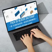 Comprar Pack Blocos Sketchup + Layout + Blocos Dinamicos +brinde