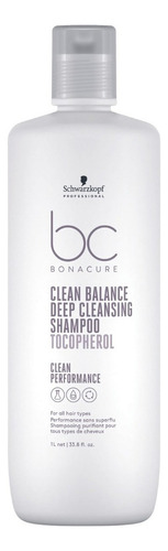 Shampoo Bonacure Clean Balance Deep Cleansing Schwarzkopf 1l