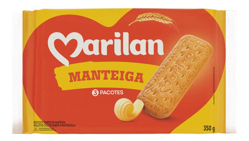 Biscoito De Maizena Manteiga Marilan 350g