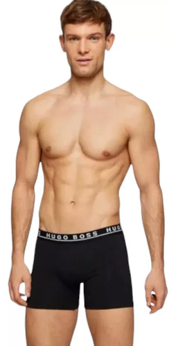 Boxer Hugo Boss 3 Pack Brief 7181 Algodón Elástico Original