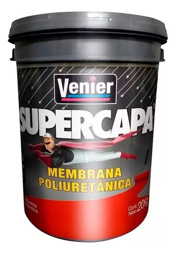 Venier Supercapa Membrana Pasta Poliuretanica 20 Kg Blanco