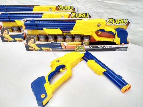 Excelente Rifle Zuru De 65 Cms. De 2 Disparos Tipo Nerf