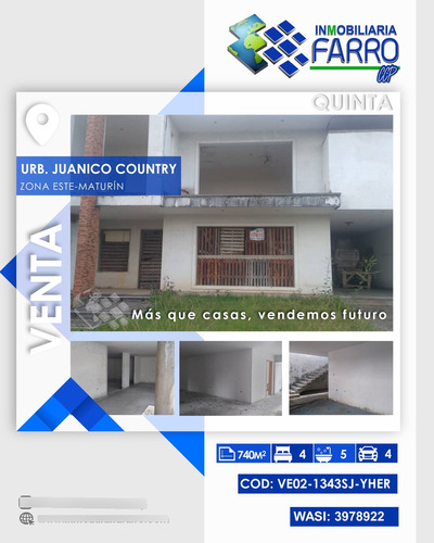 Venta De Quinta En Juanico Country Ve02-1343sj-yher