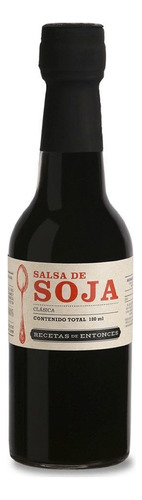 Salsa De Soja Recetas De Entonces 180ml - Vegana Y Sin Conse