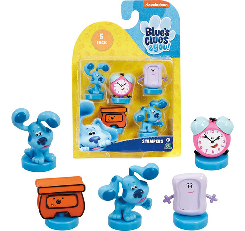 Juego De Sellos Blues Clues, Paquete De 5 Con Reloj Y Jabón