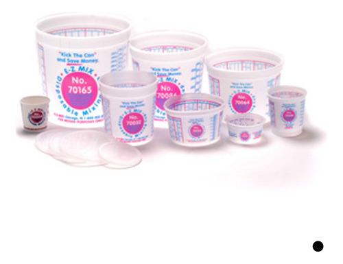 Lid E-z Mix 70032 L, 1 Cuarto De Galón Para Taza De 32 Oz, P